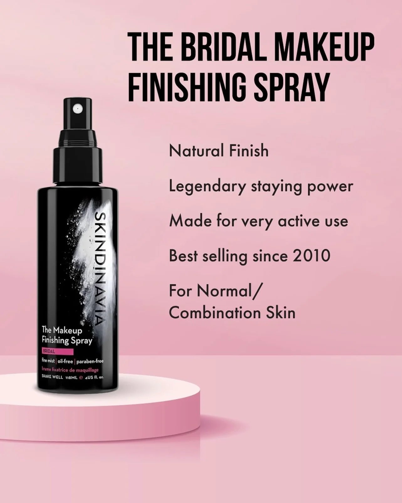 Skindinavia Makeup Finishing Spray Bridal - 236ml